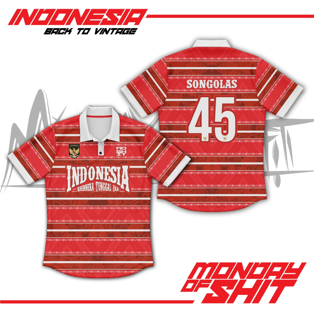 JERSEY INDONESIA // JERSEY TIMNAS INDONESIA // JERSEY RETRO // JERSEY VINTAGE // JERSEY ULTRAS