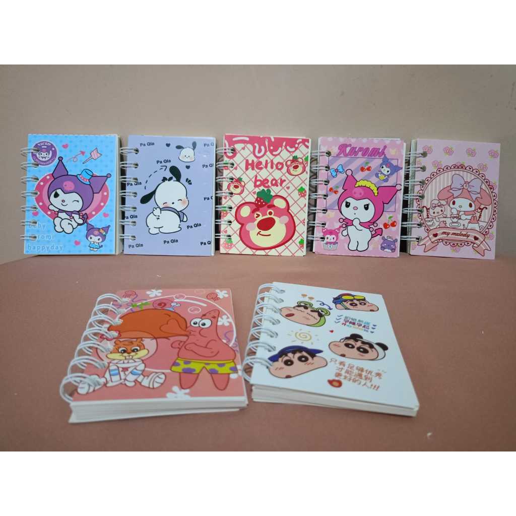 

NOTEBOOK MINI A7 SANRIO 8X11CM NOTE BOOK A7 KARAKTER BUKU TULIS KECIL BUKU NOTE KARTUN BUKU CATATAN KARAKTER
