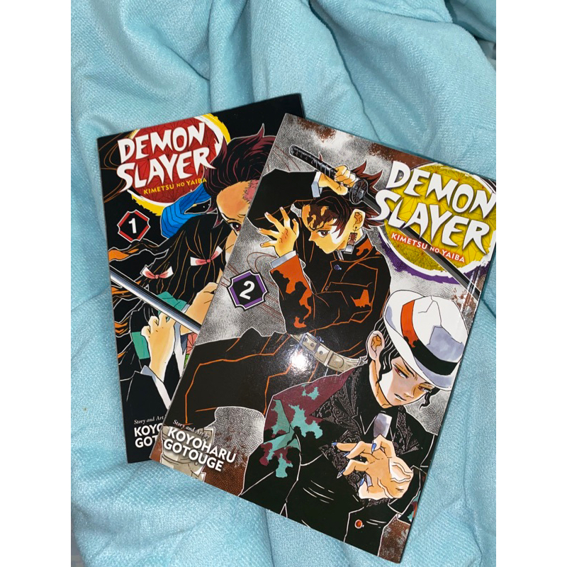 Manga Kimetsu no yaiba (demon slayer) english ver. original kinokuniya (preloved)