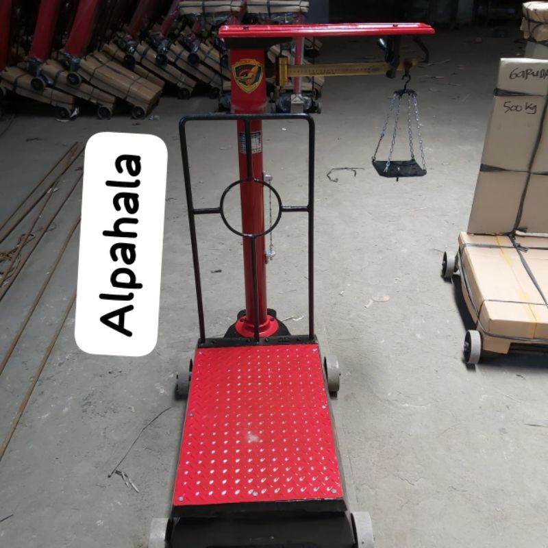 Timbangan duduk 300kg/500 kg full besi