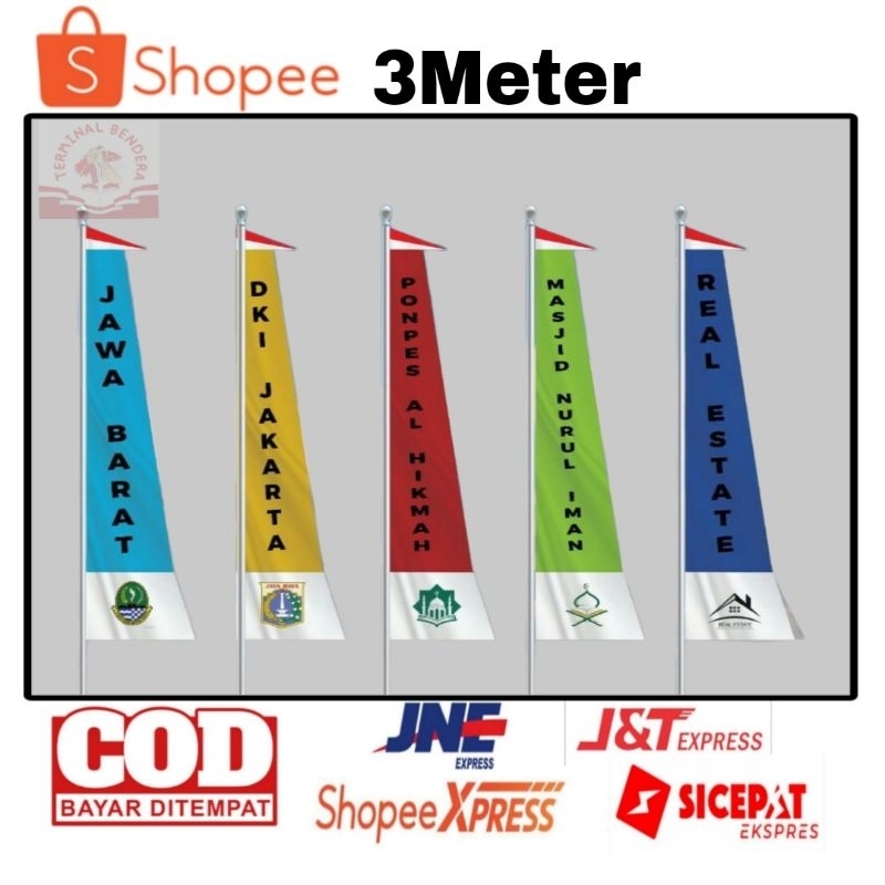 Umbul umbul Costum 3meter