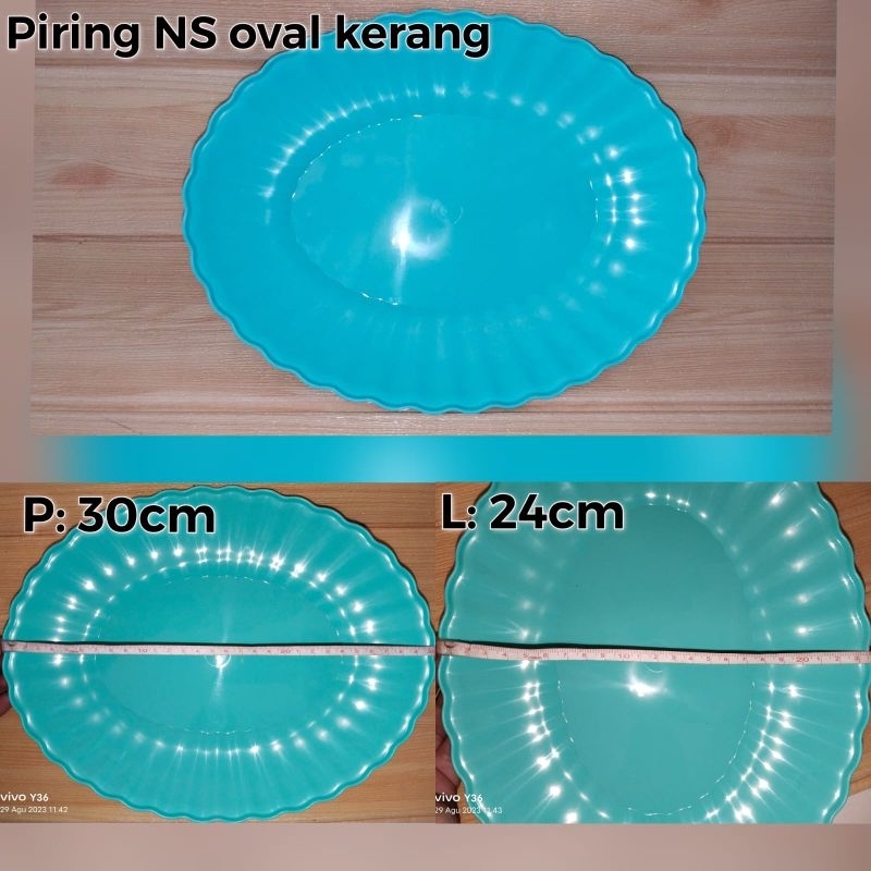 Piring NS Oval Kerang /pcs