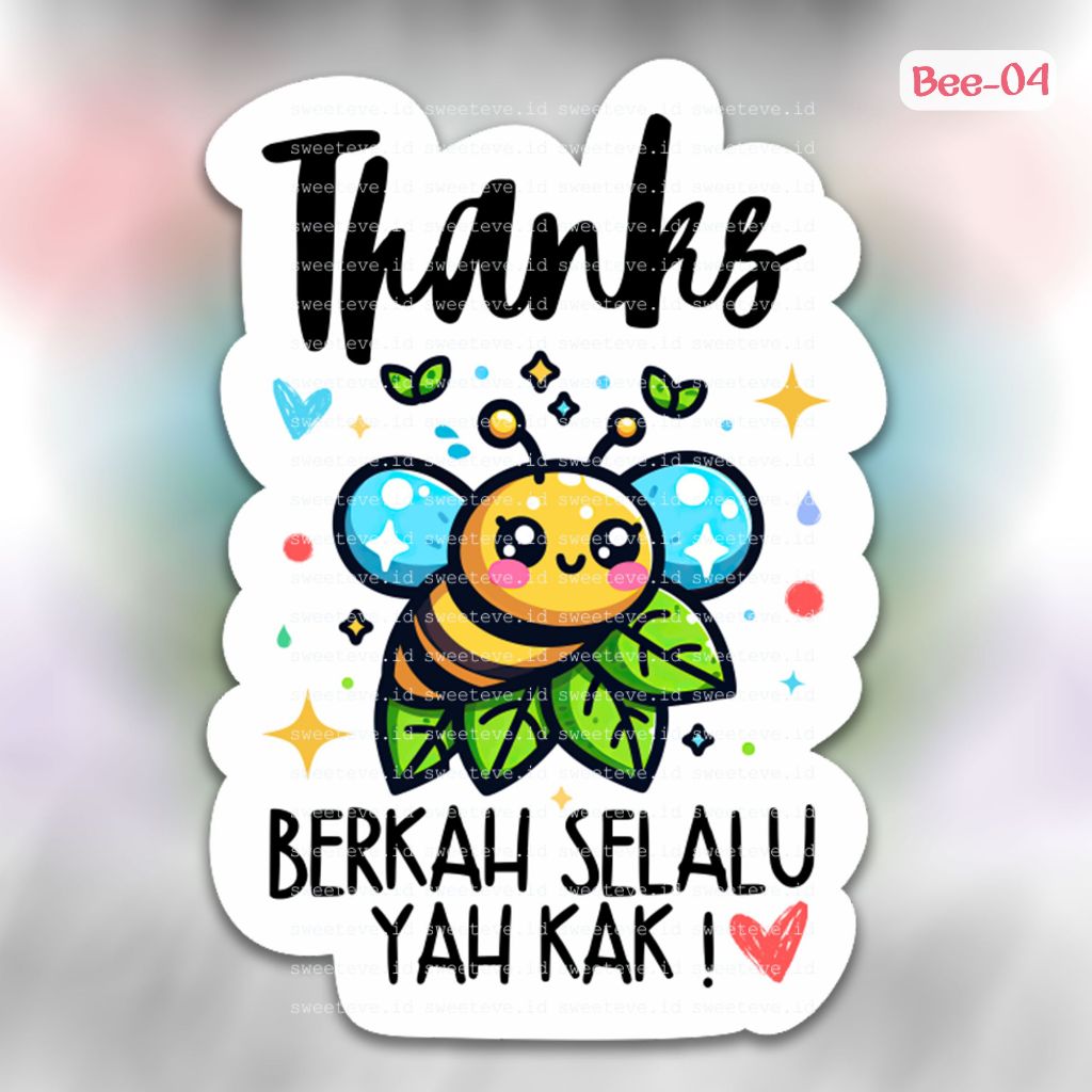 

Stiker Thank You olshop, Thanks Stiker Online Shop Cute, Stiker Terimakasih Online Shop Chromo NO CUSTOM & CUSTOM (Harga untuk 1 set) - Bee04