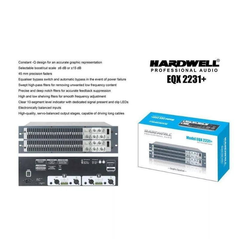 EQUALIZER HARDWELL EQX2231+ EQX 2231+ ORIGINAL GARANSI