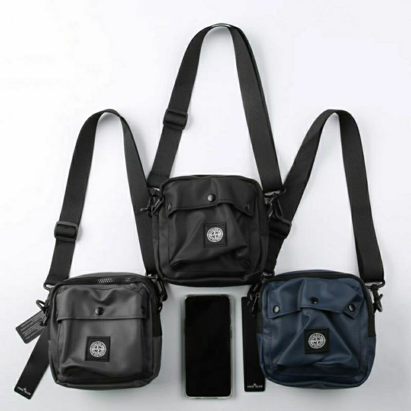stone isIand borsa da uomo slingbag Vietnam / tas slempang / tas stone island