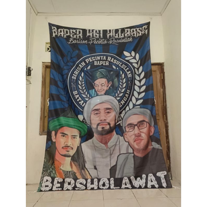 BENDERA SYEKHERMANIA BESAR UMBUL UMBUL GIANTFLAG FULL PRINTING SYEKHERMANIA