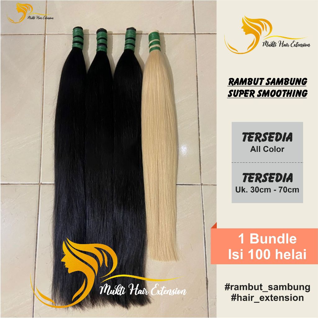 HAIR EXTENSION RAMBUT SAMBUNG 30 - 70cm