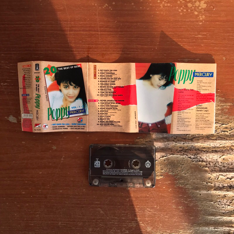 Kaset Pita Poppy Mercury - 20 Best Of The Best