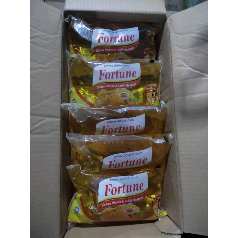 

MINYAK GORENG FORTUNE 1 LITER REFIL TERLARIS minyak goreng fortun