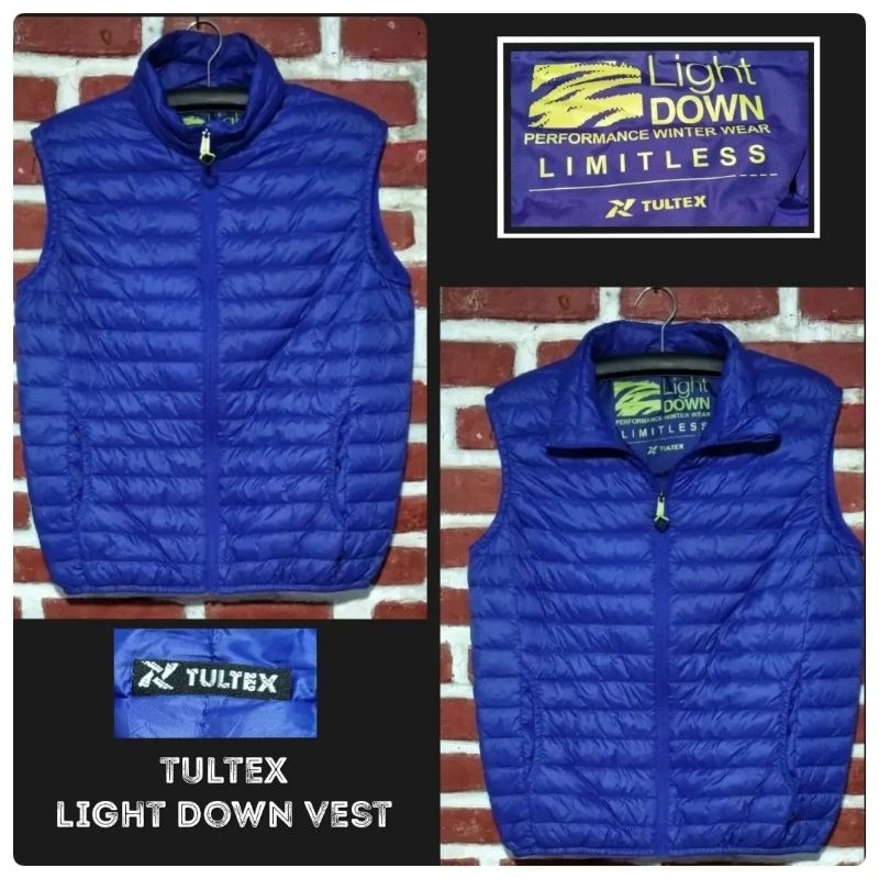 TULTEX ULTRA LIGHT PERFOMANCE WINTER WEAR  LIMITLESS VEST DOWN