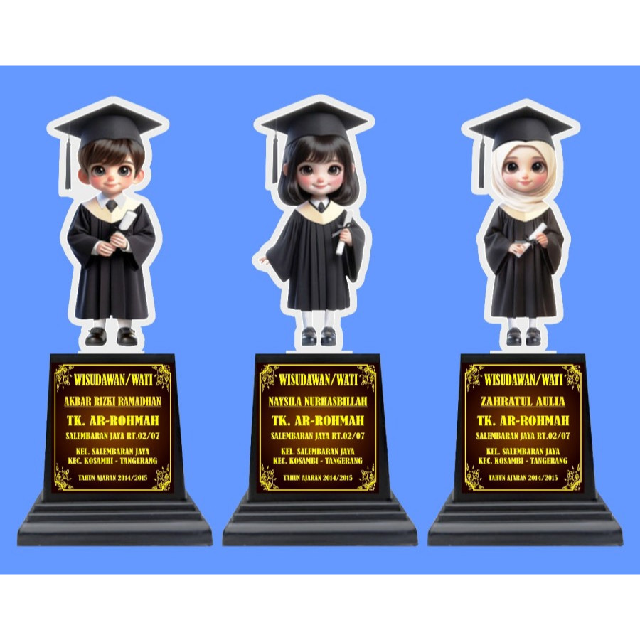 PROMO PLAKAT WISUDA TK/PAUD/SD/SMP AKRILIK