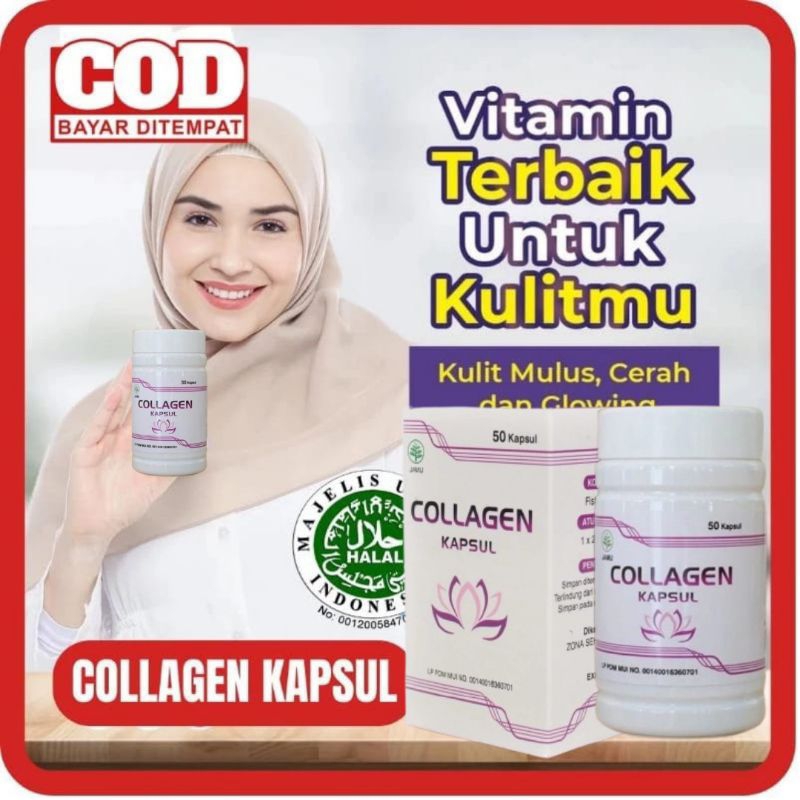 [BISA COD] COLLAGEN KAPSUL PREMIUM H21 - COLLAGEN KAPSUL COLLAGEN FISH KAPSUL PEMUTIH KULIT KAPSUL W