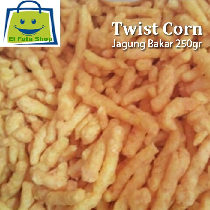 

Twist Corn Jagung Bakar Gurih Renyah 250gram