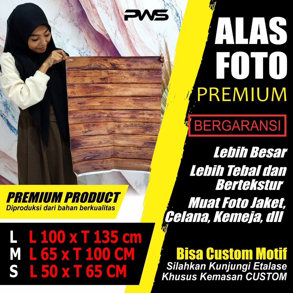 Background Alas Foto Produk Bahan Kulit Sintetis Motif Batu Bata Tekstur / Alas Foto Studio Produk A