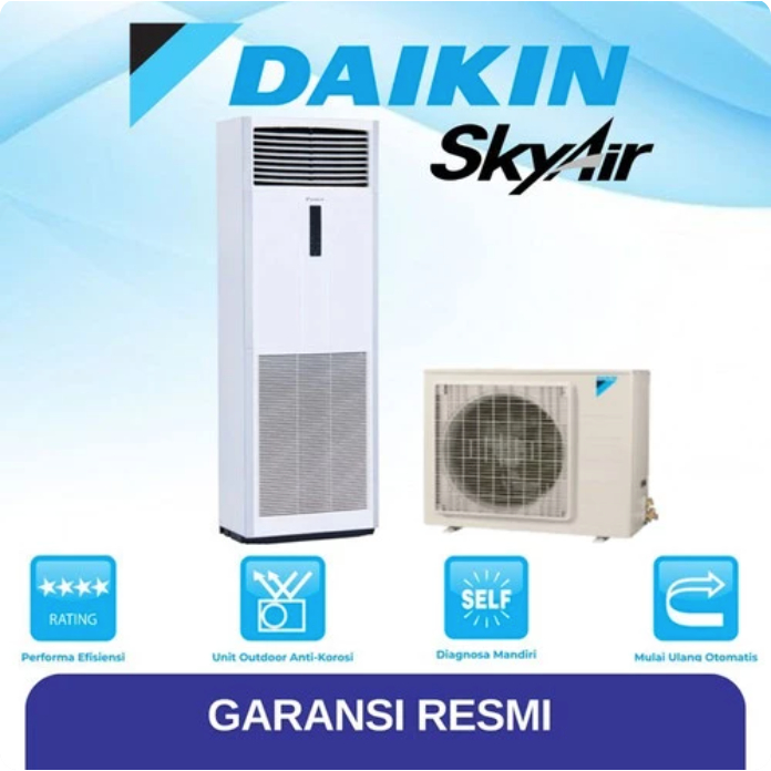 AC Daikin SkyAir Floor Standing 5PK Wireless FVRN125BXV14 3Phase