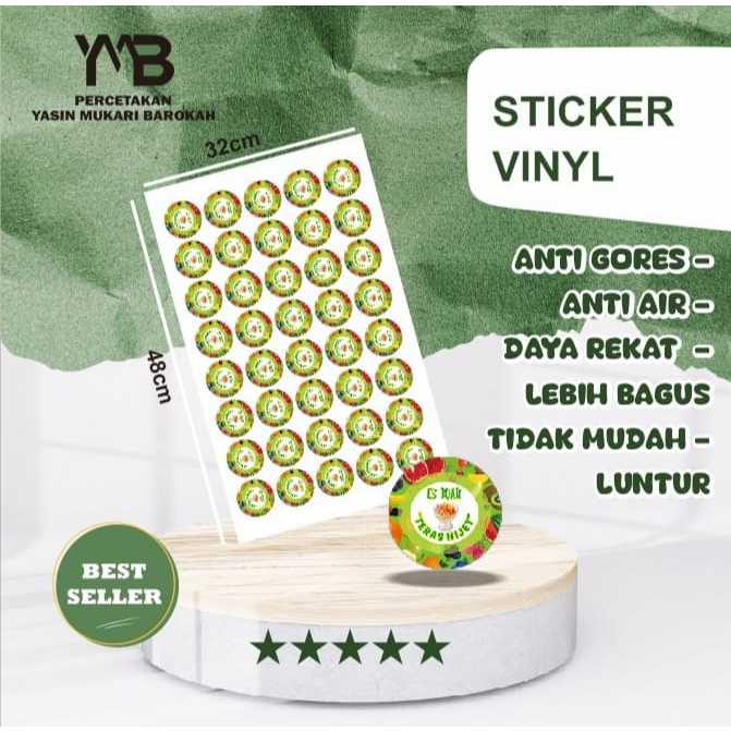 

Stiker Vinyl A3 + Cutting/Label Stiker/Label Minuman