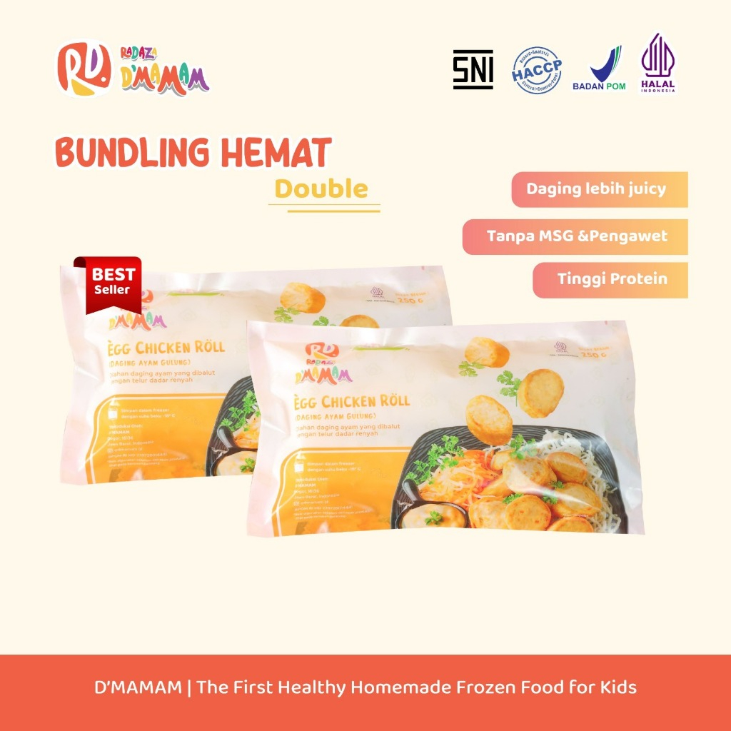 

Bundling Egg Chicken Roll Radaza D'MAMAM