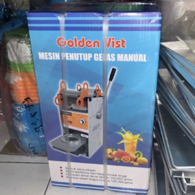 MESIN CUP SEALER / MESIN ALAT PENUTUP MINUMAN/ MESIN PRESS CUP SEGALA UKURAN