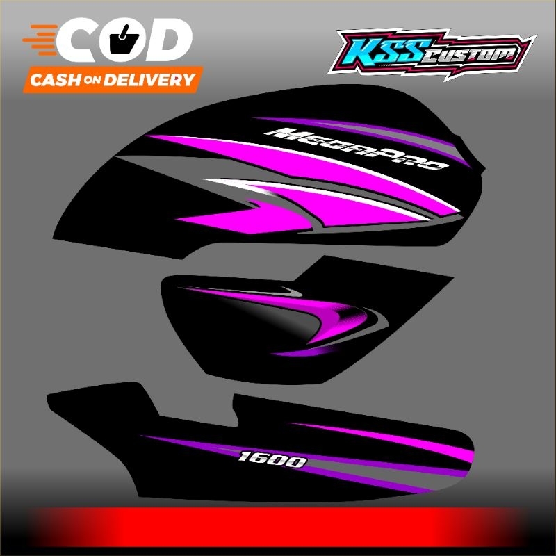 striping mp hiu custom variasi keren - striping megapro hiu variasi