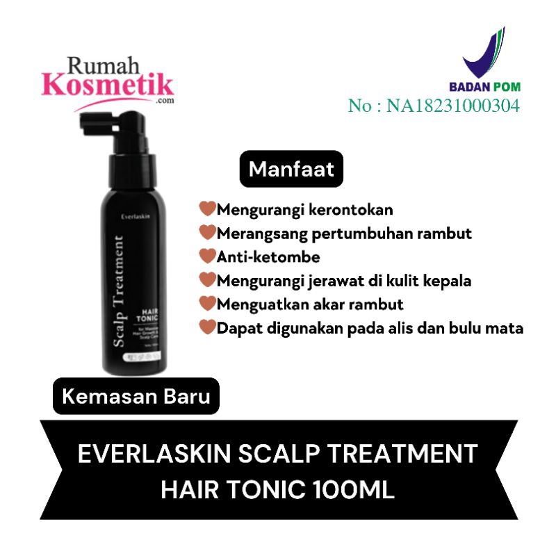 Everlaskin Scalp Therapy Hair Tonic 100ml (New)