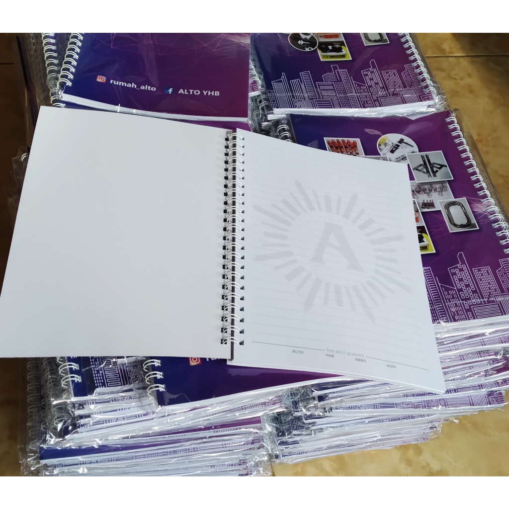 

Custom Notebook A5 Spiral Notes Buku Agenda Cetak