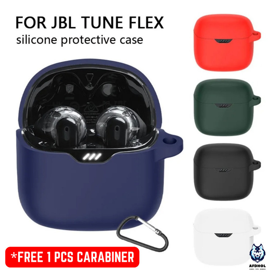 BUMPER SOFT TPU CASE JBL TUNE FLEX GHOST TWS SILICONE SILICON SILIKON CASING COVER TRUE WIRELESS EAR