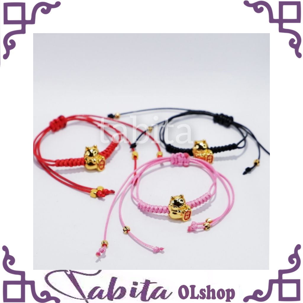 Gelang Pendant Kucing keberuntungan