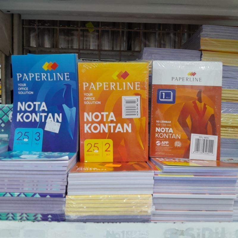 

Buku Nota kontan Paperline 1 PLY, 2 PLY, 3 PLYKecil