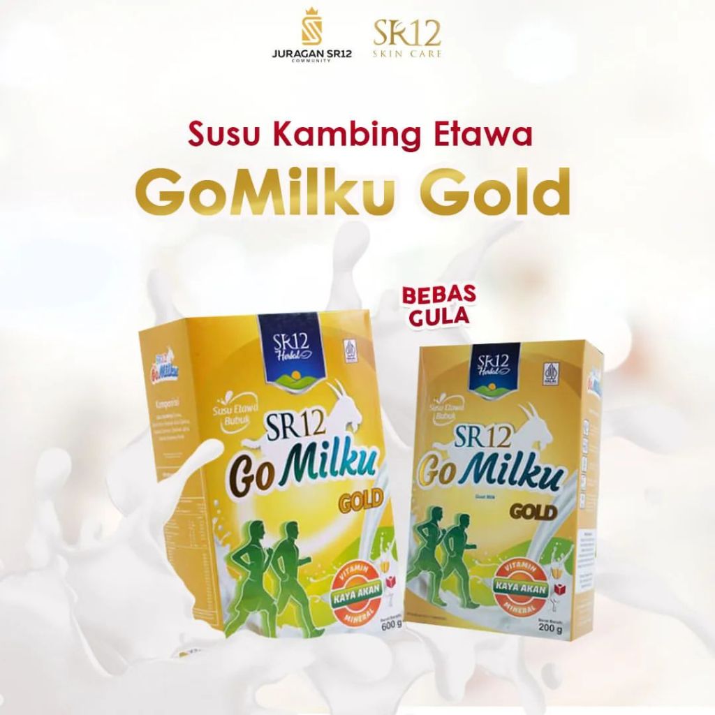 

SR12 GO MILKU GOLD / SUSU ETAWA TANPA GULA TINGGI KALSIUM VITAMIN TULANG