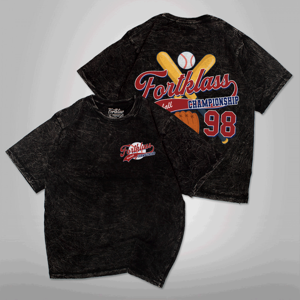 FortKlass Kaos Oversize Snow RUGBY T-Shirt Cowok Premium Kaos Pria Lengan Pendek Jumbo Kaos Distro P