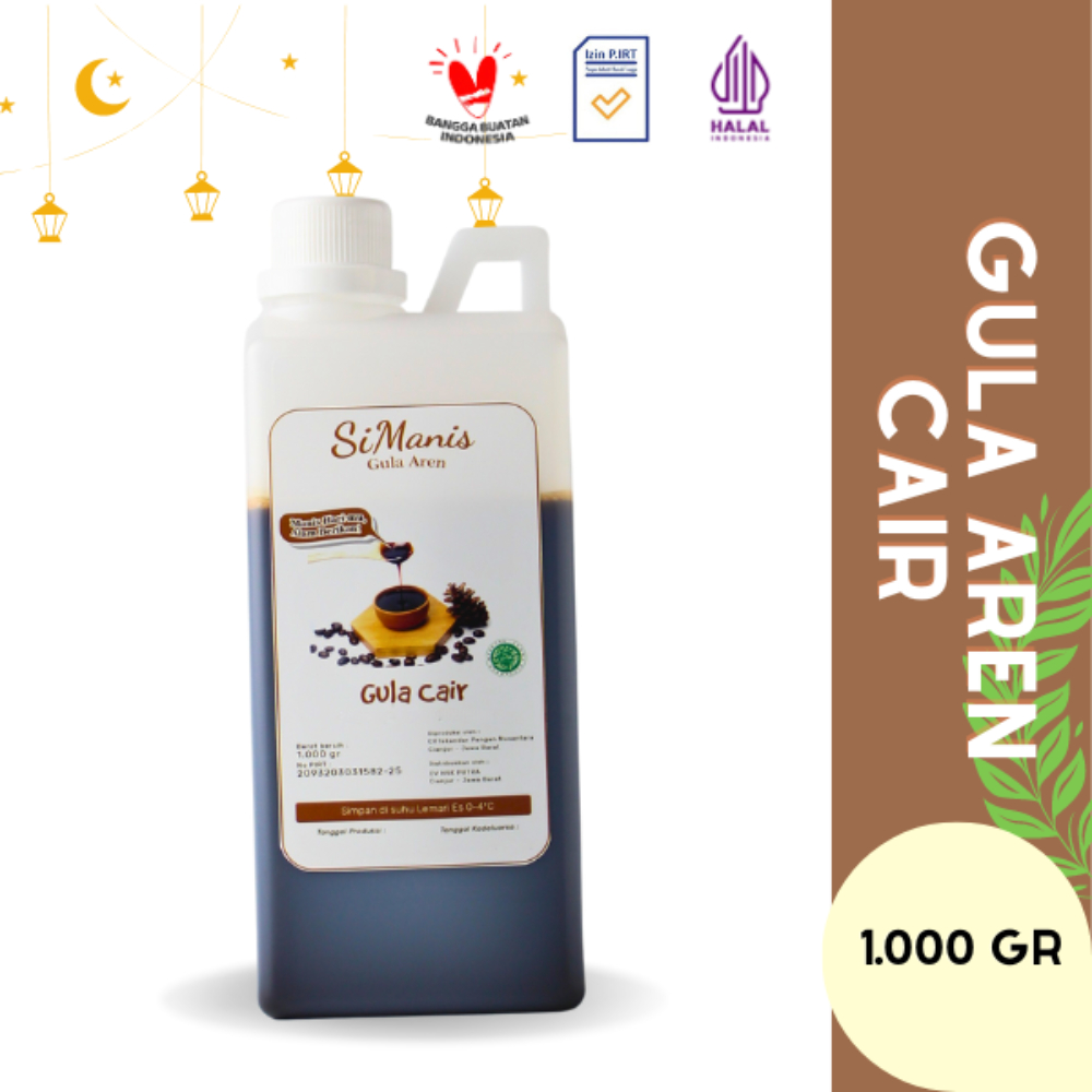 

Gula Aren Cair Ekonomis 1Kg - SiManis Palm Sugar