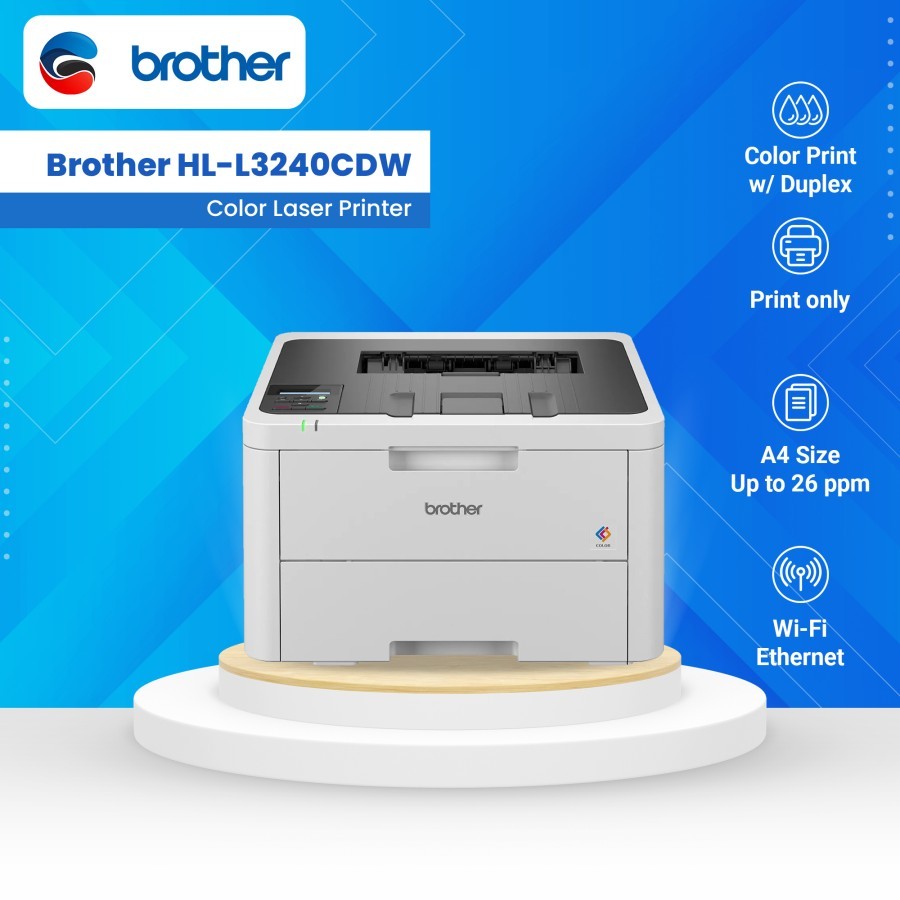 BROTHER Printer Laser Color Warna HL L3240CDW L3240 CDW L 3240CDW Print Duplex Wireless Wifi