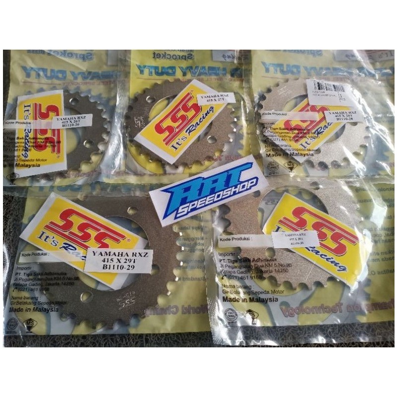GEAR SSS YAMAHA BELAKANG 415 26 27 28 29 30