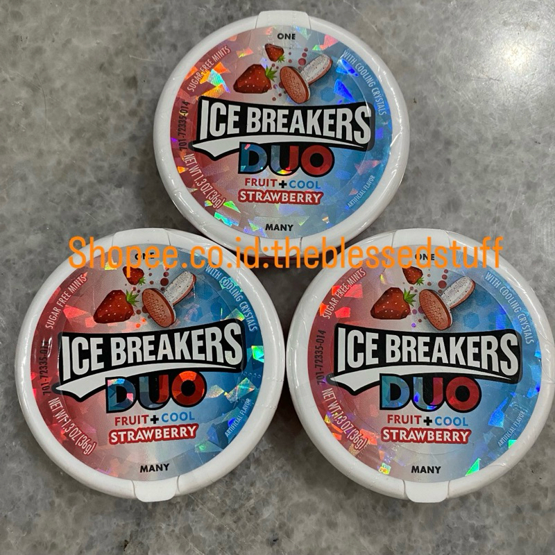 

Ice Breakers Duo, Fruit+Cool, Sugar Free Mint