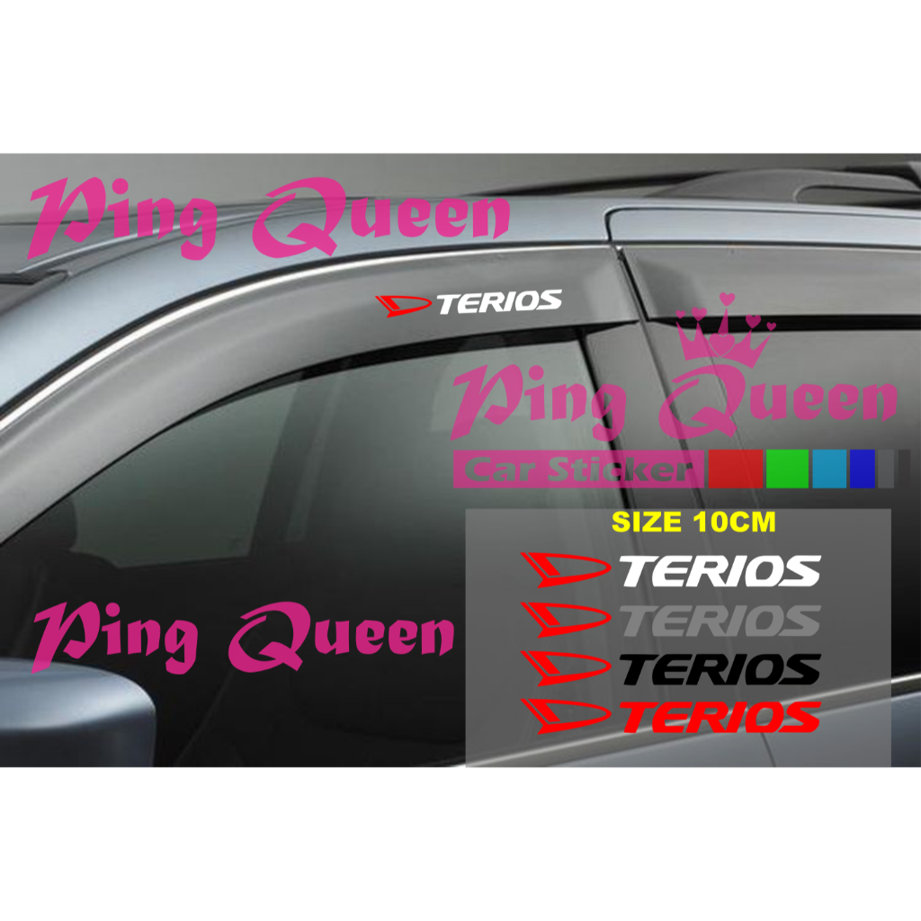 STICKER WIPER TALANG AIR MOBIL TERIOS STICKER WIPER TALANG AIR MOBIL DAIHATSU TERIOS