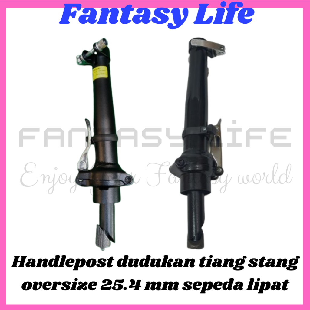 Fantasy Tiang Stang Handlepost Sepeda Lipat 25.4 oversize