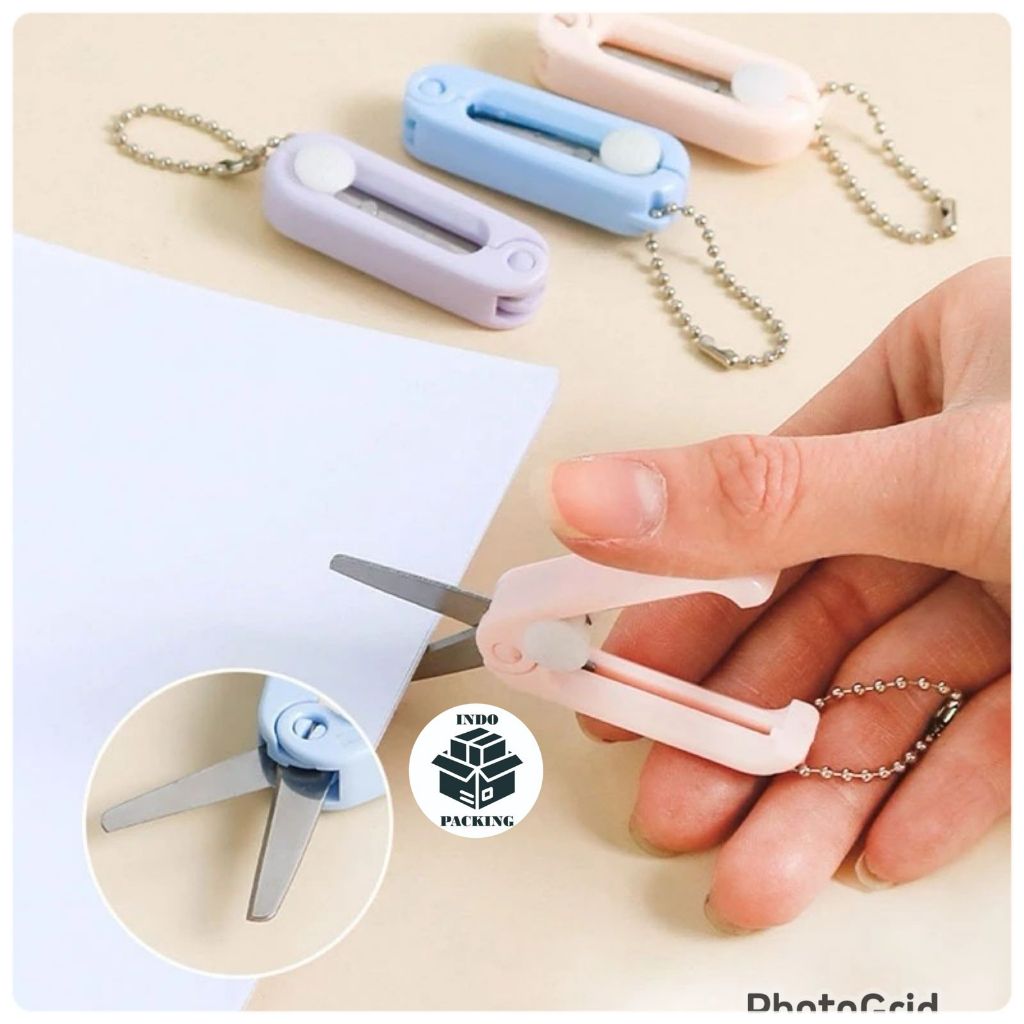 

Gunting Mini Lipat Kecil Lucu / Gunting Travelling / Peralatan Sekolah Kantor