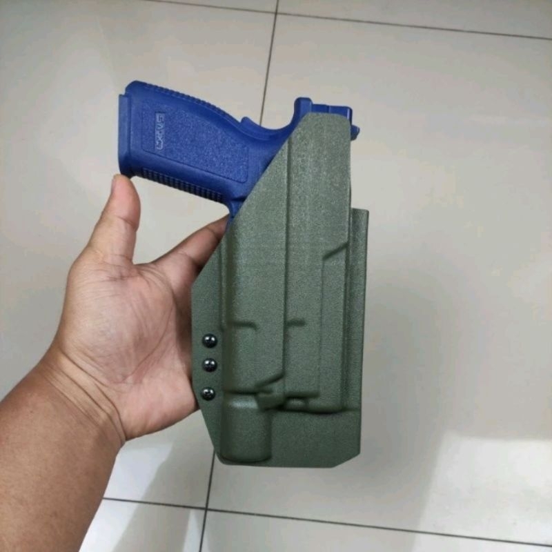 Kydex Holster HS9 Light X300U OWB HS Attachment Light X300U Hijau