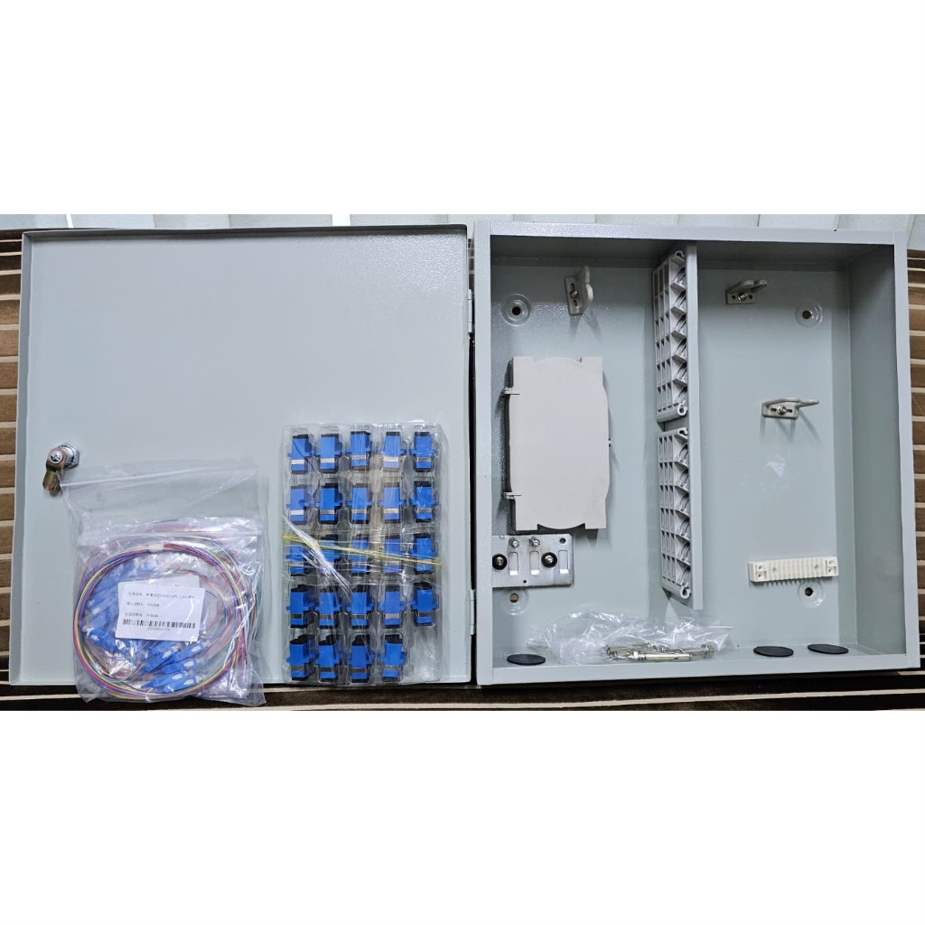 ODC Fiber Optic 48 Core SC UPC lengkap Full Set /ODC wall 48 Core