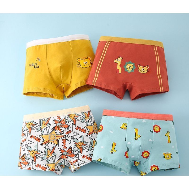 (4-15 TH) Celana Dalam Anak Laki Laki Boxer Anak Cowok Berkualitas CD Anak TK SD SMP model bokser um