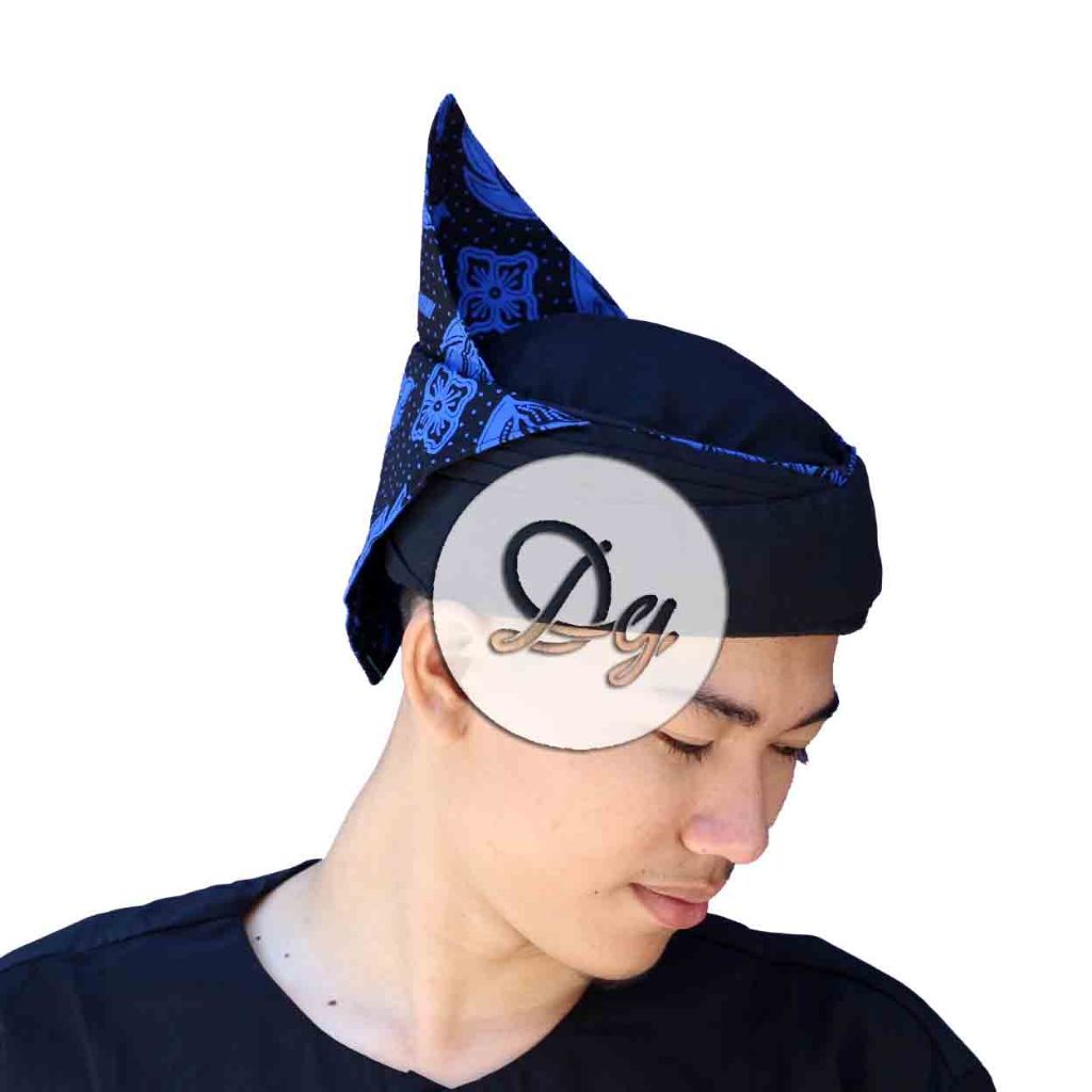 Blangkon Sunda Premium Model Mahkuta Naga - Iket Sunan Batik - Baduy