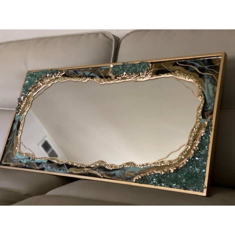 cermin resin cermin aesthetic kaca dinding cermin dinding dekorasi