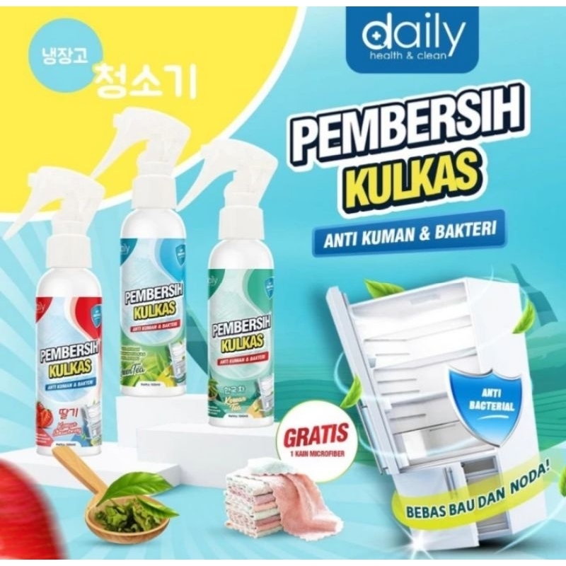 Pembersih Kulkas Daily / Cairan Pembersih Kulkas Anti Bakteri / Spray Pembersih Penghilang Bau Kulka