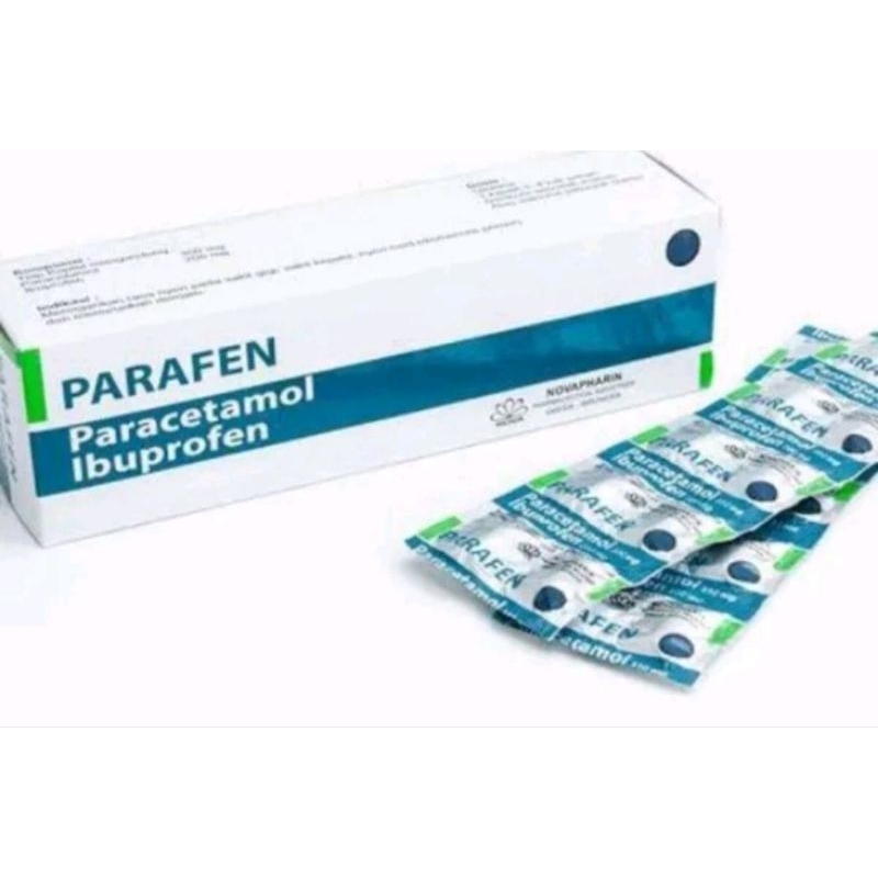 Parafen / 100 kaplet -- Kombinasi Paracetamol dan Ibuprofen