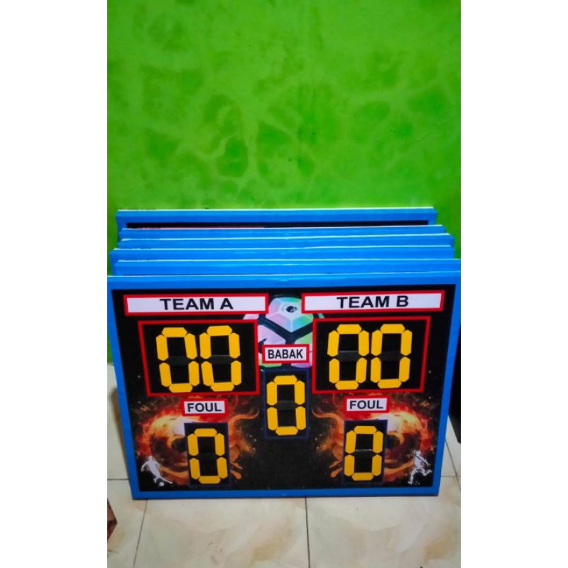 Papan score futsal murah