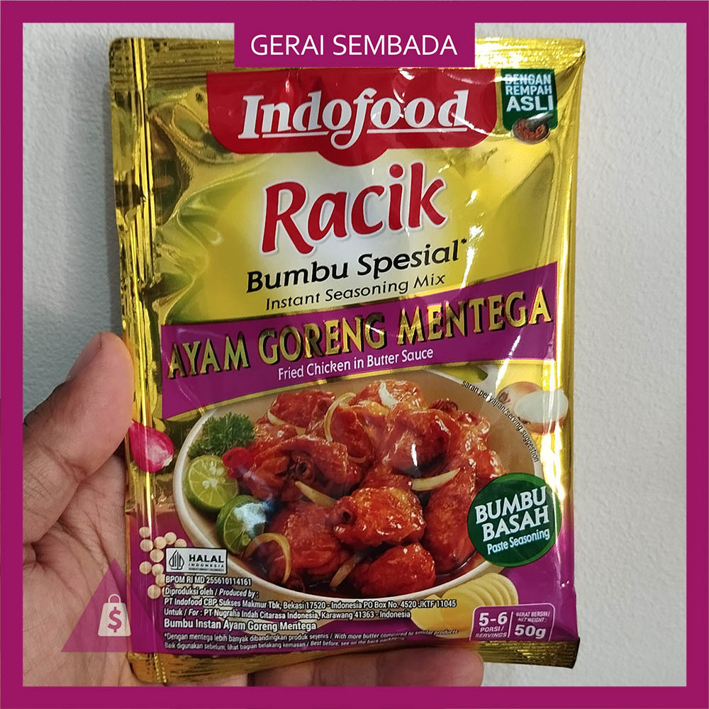 

Bumbu Racik Spesial AYAM GORENG MENTEGA Indofood 50 g