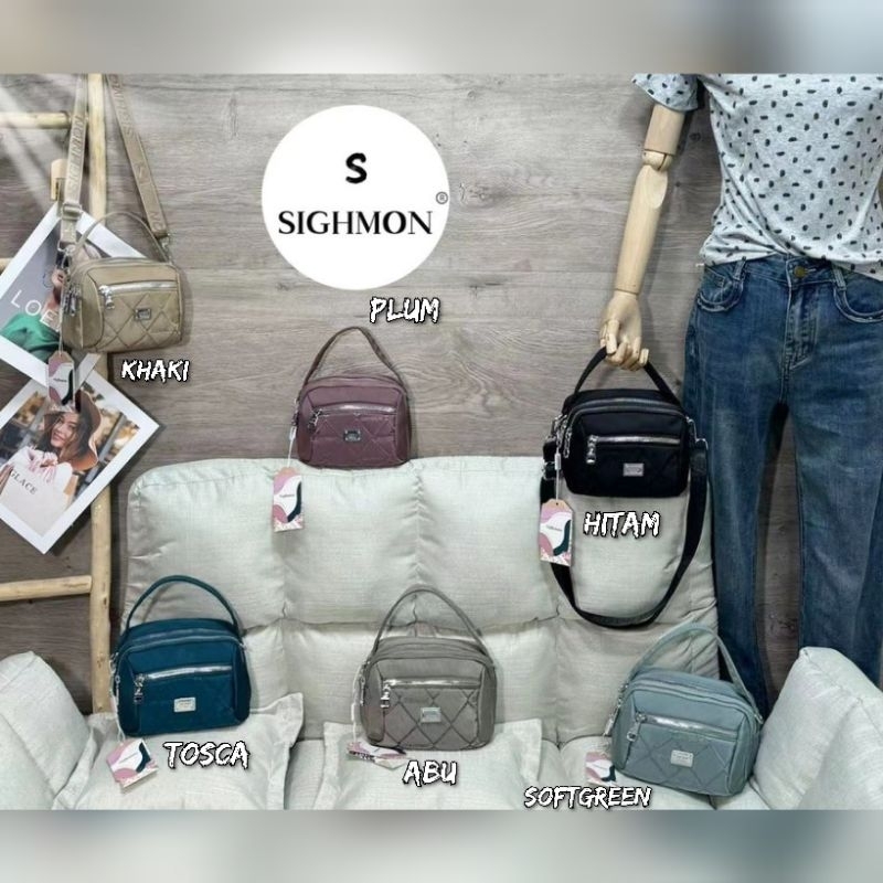 TAS ORI SIGHMON KANVAS 2in1 Jinjing Selempang SG02053-153 3Sleting
