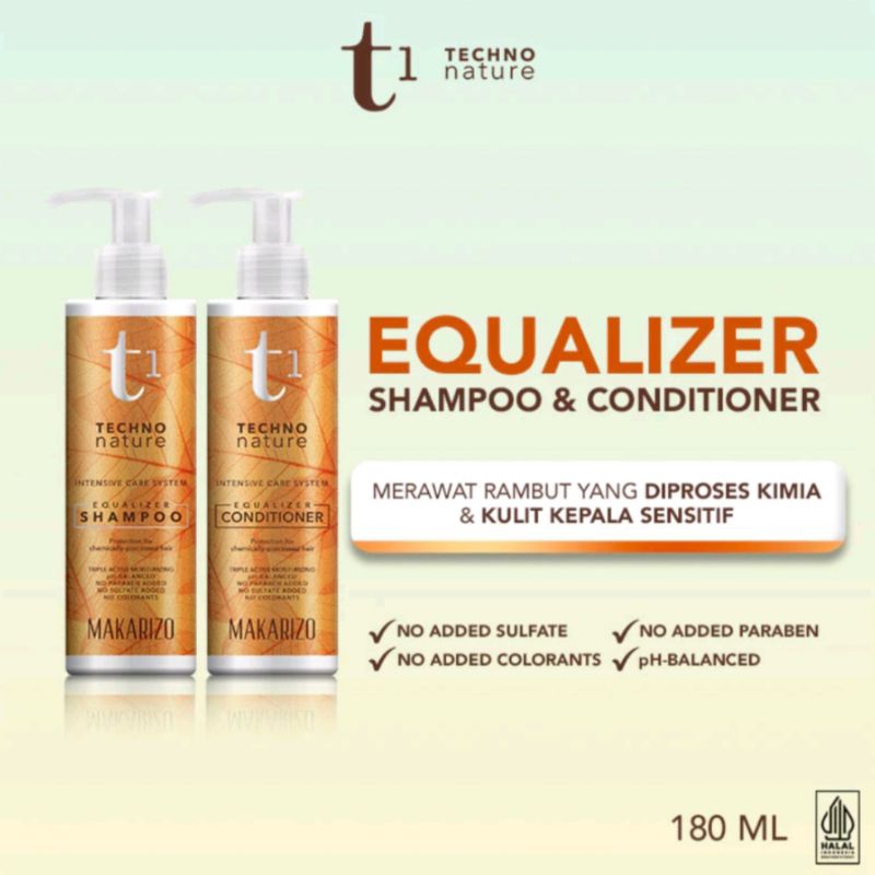 T1 Techno Nature Equalizer Shampo & Conditioner 180ml