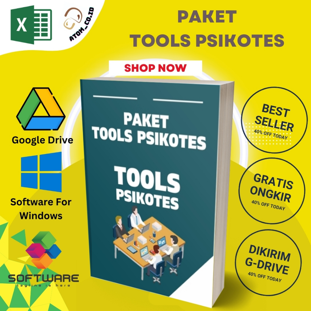 TOOLS PSIKOTES - Alat Tes Psikologi CFIT & IST - Pengukur Kecerdasan IQ