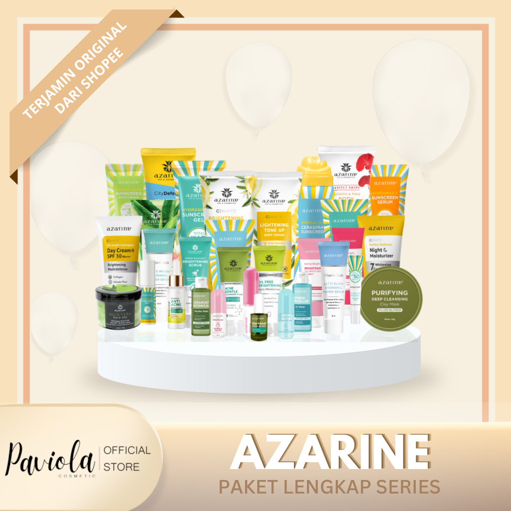 Azarine Perawatan Wajah dan Tubuh Paket Lengkap - Azarine All Series Azarine All Variant | Paviola